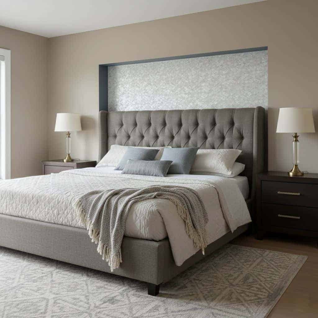 Describe tile color, texture, and.