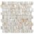 Shimmering white mother of pearl tiles with a smooth, glossy texture and subtle iridescent finish. Perfect for elegant wall o.