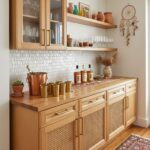 Describe tile color, texture, and.