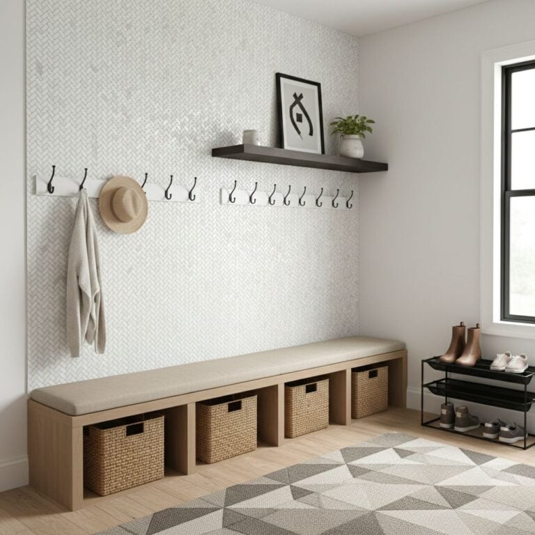 White textured wall tile with subtle geometric pattern, smooth finish, and matte surface.